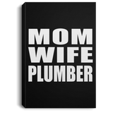 Mom Wife Plumber - Canvas Portrait