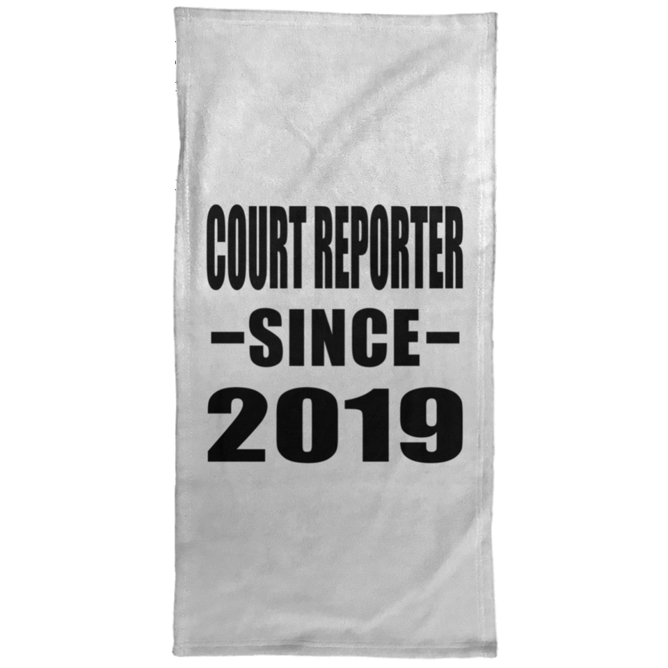 Court Reporter Since 2019 - Hand Towel