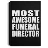 Most Awesome Funeral Director - Canvas Portrait