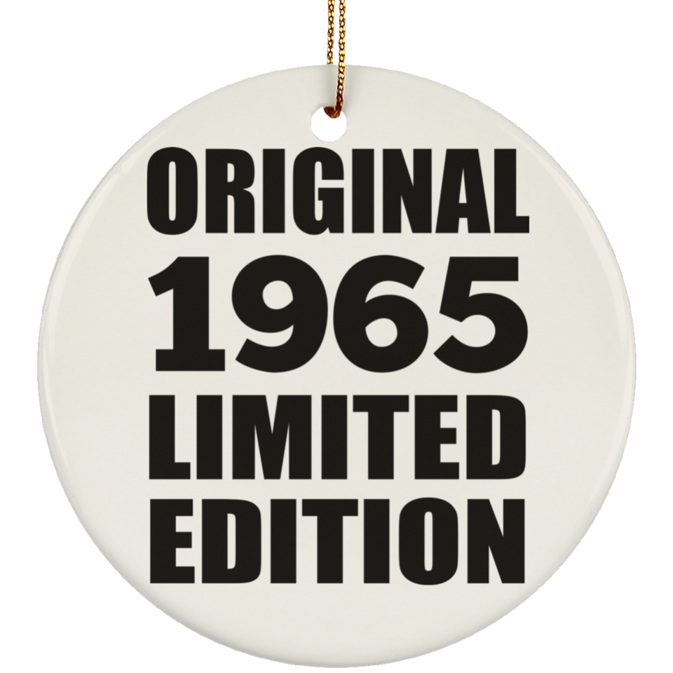 59th Birthday Original 1965 Limited Edition - Circle Ornament