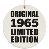 59th Birthday Original 1965 Limited Edition - Circle Ornament