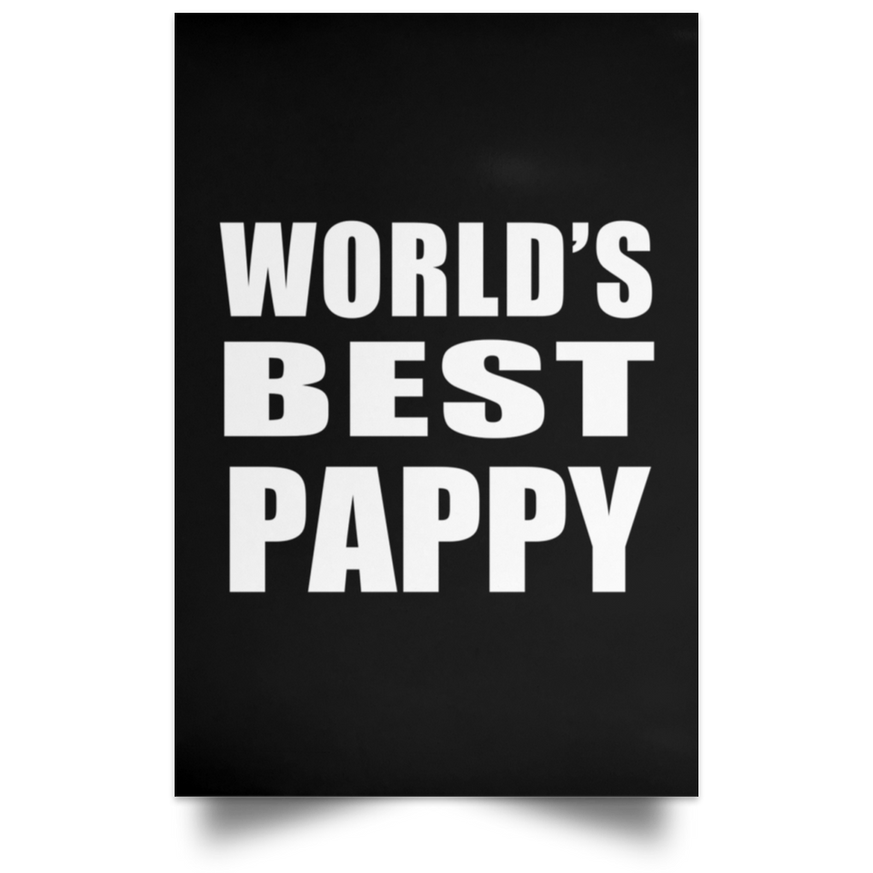 World's Best Pappy - Poster Portrait
