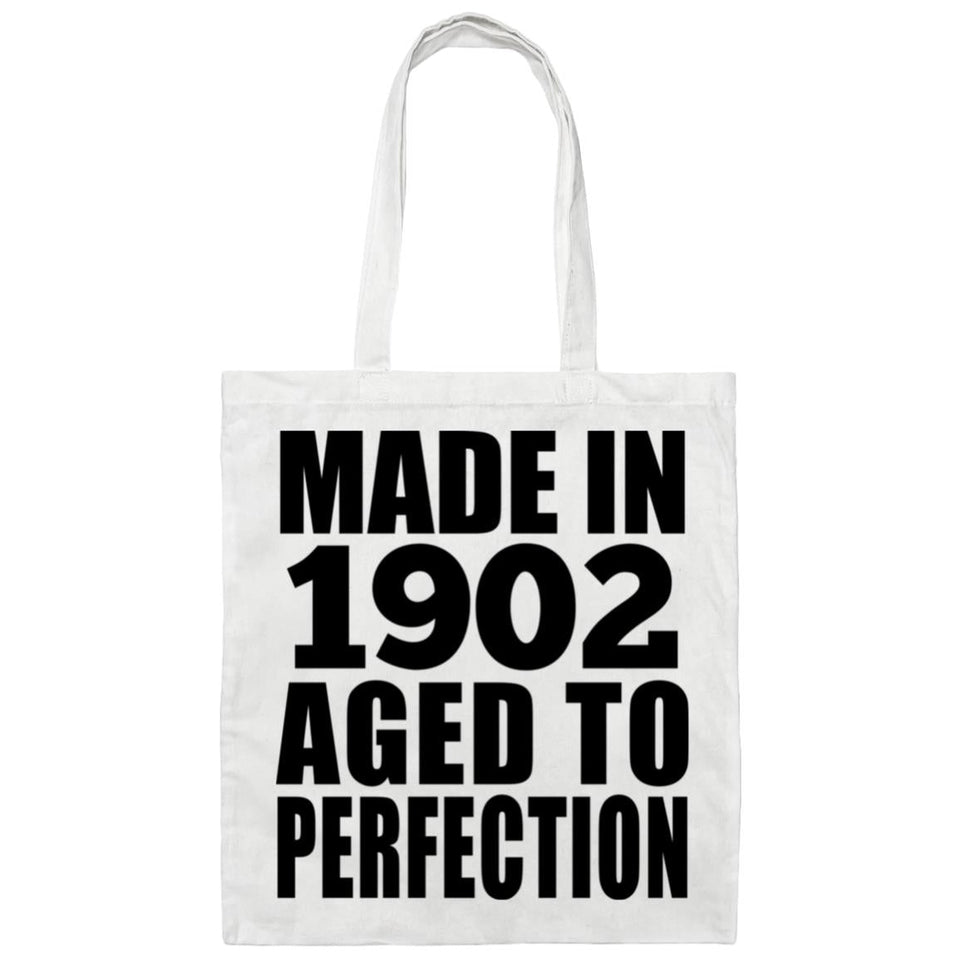 122nd Birthday Made In 1902 Aged To Perfection - Tote Bag White