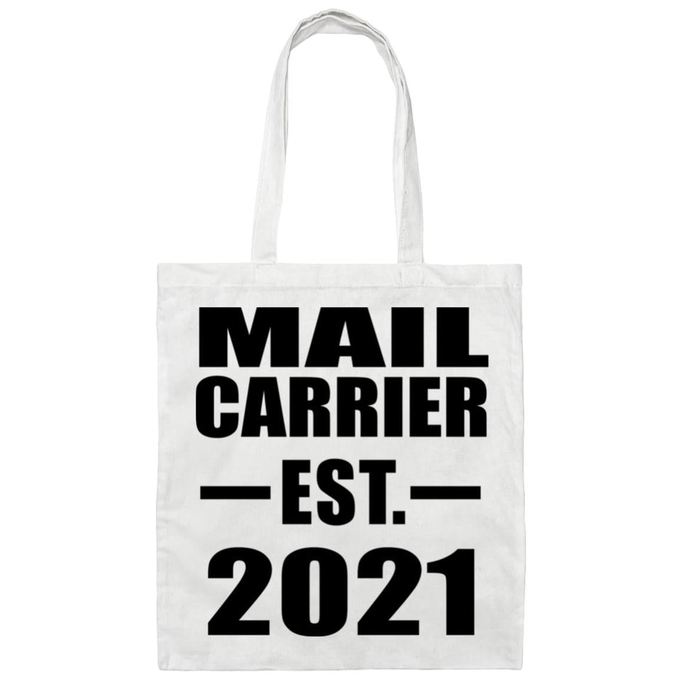 Mail Carrier Established EST. 2021 - Tote Bag White