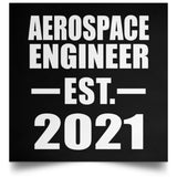 Aerospace Engineer Established EST. 2021 - Poster Square