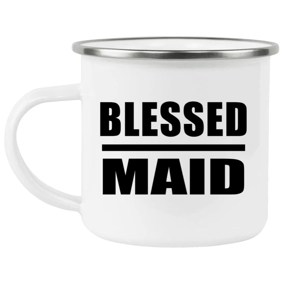 Blessed Maid - 12oz Camping Mug