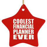 Coolest Financial Planner Ever - Star Ornament