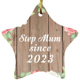 Step Mum Since 2023 - Star Ornament B