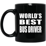 World's Best Bus Driver - 11 Oz Coffee Mug Black