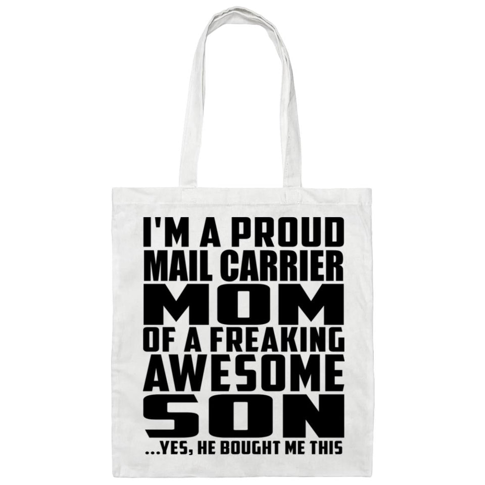 Proud Mail Carrier Mom Of Awesome Son - Tote Bag White