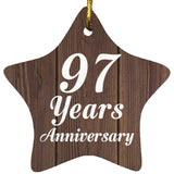 97th Anniversary 97 Years Anniversary - Star Ornament D