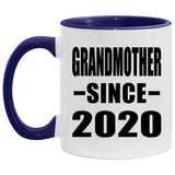 Grandmother Since 2020 - 11oz Accent Mug Purple