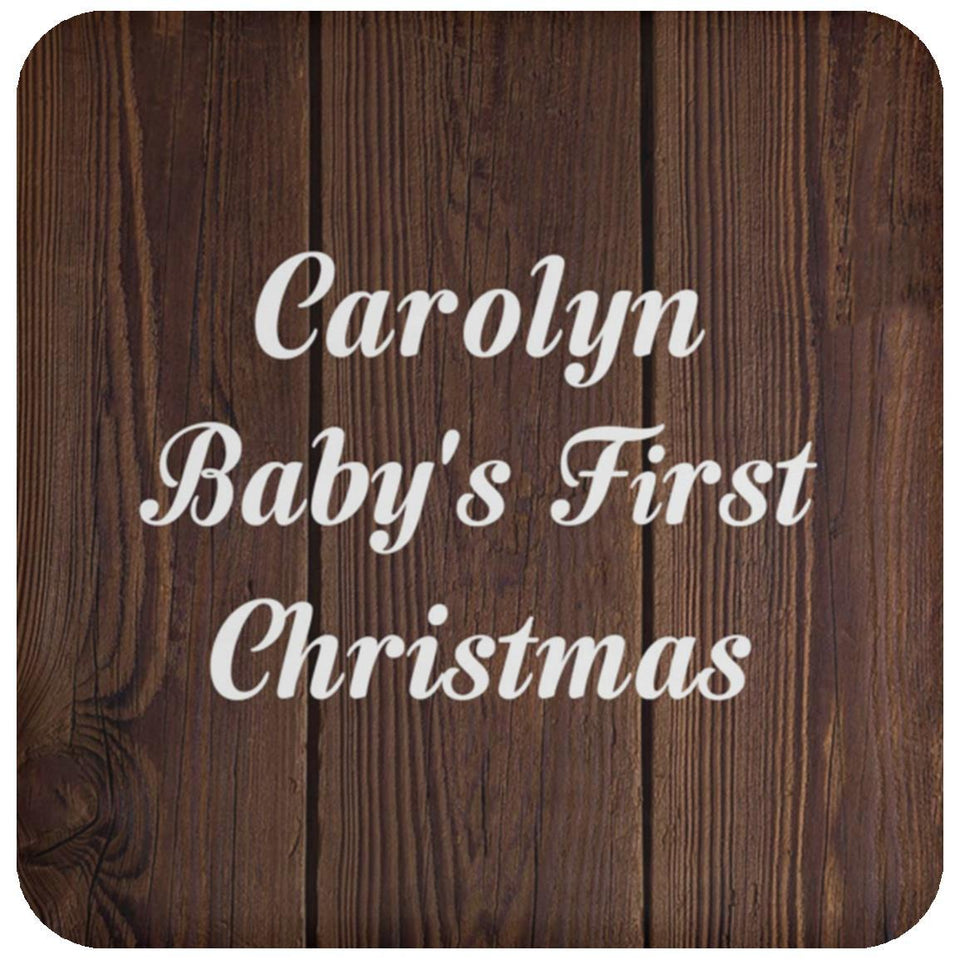 Carolyn Baby's First Christmas - Drink Coaster D