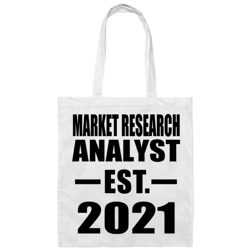 Market Research Analyst Established EST. 2021 - Tote Bag White
