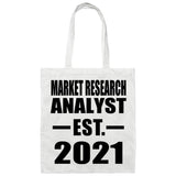 Market Research Analyst Established EST. 2021 - Tote Bag White