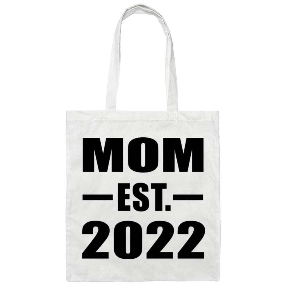 Mom Established EST. 2022 - Tote Bag White