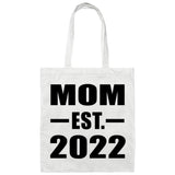 Mom Established EST. 2022 - Tote Bag White