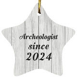 Archeologist Since 2024 - Star Ornament F