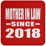 Mother In Law Since 2018 - Drink Coaster