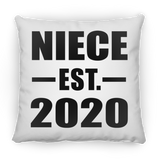 Niece Established EST. 2020 - Throw Pillow