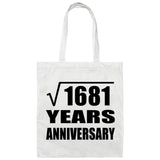 41st Anniversary Square Root of 1681 Years Anniversary - Tote Bag White