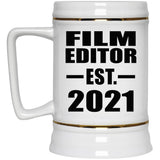 Film Editor Established EST. 2021 - Beer Stein