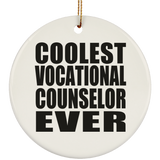 Coolest Vocational Counselor Ever - Circle Ornament