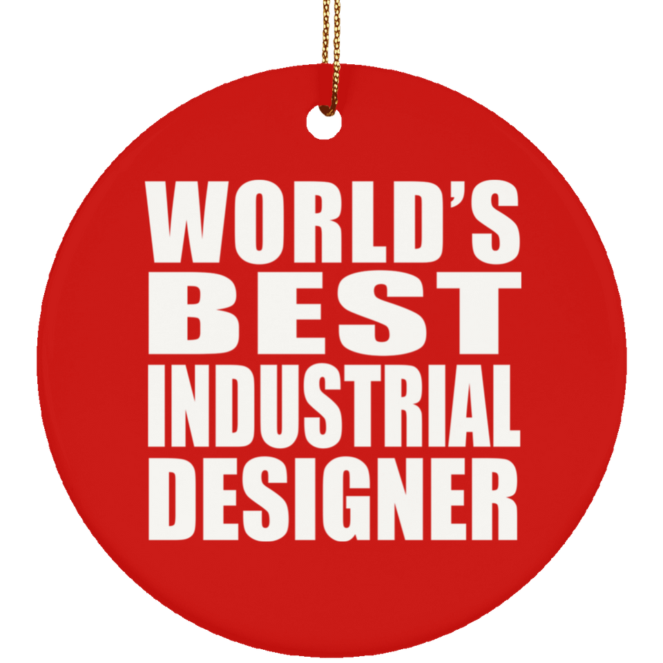 World's Best Industrial Designer - Circle Ornament