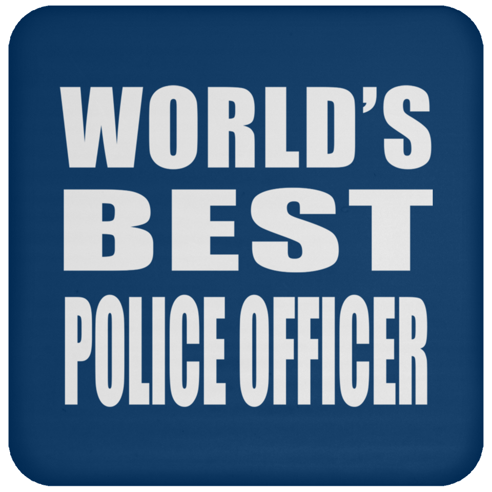 World's Best Police Officer - Drink Coaster