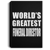 World's Greatest Funeral Director - Canvas Portrait