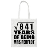 29th Anniversary Square Root of 841 Years of Mrs Perfect - Tote Bag White
