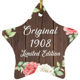 116th Birthday Original 1908 Limited Edition - Star Ornament A