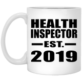 Health Inspector Established EST. 2019 - 11oz Coffee Mug