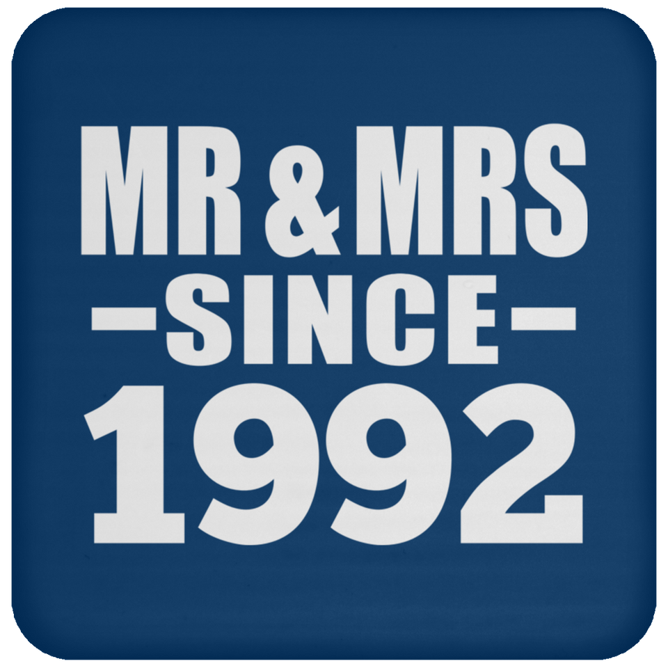 32nd Anniversary Mr & Mrs Since 1992 - Drink Coaster