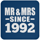32nd Anniversary Mr & Mrs Since 1992 - Drink Coaster