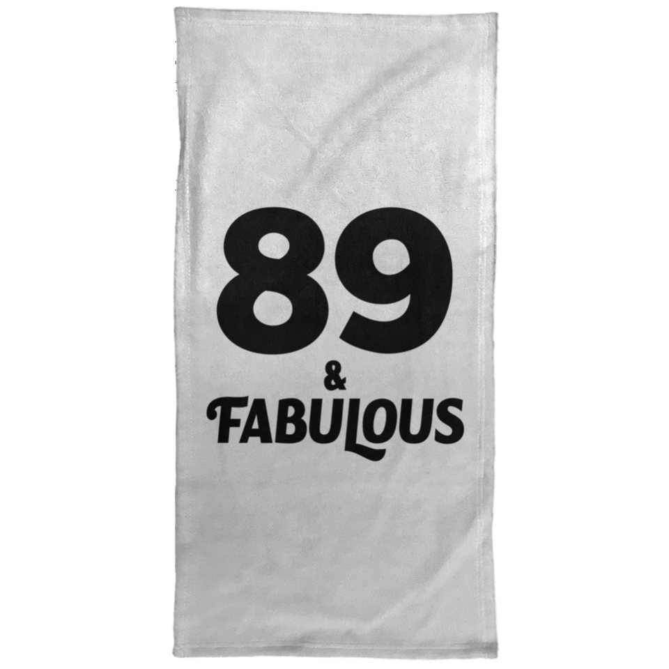 89th Birthday 89 & Fabulous - Hand Towel