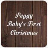 Peggy Baby's First Christmas - Drink Coaster D