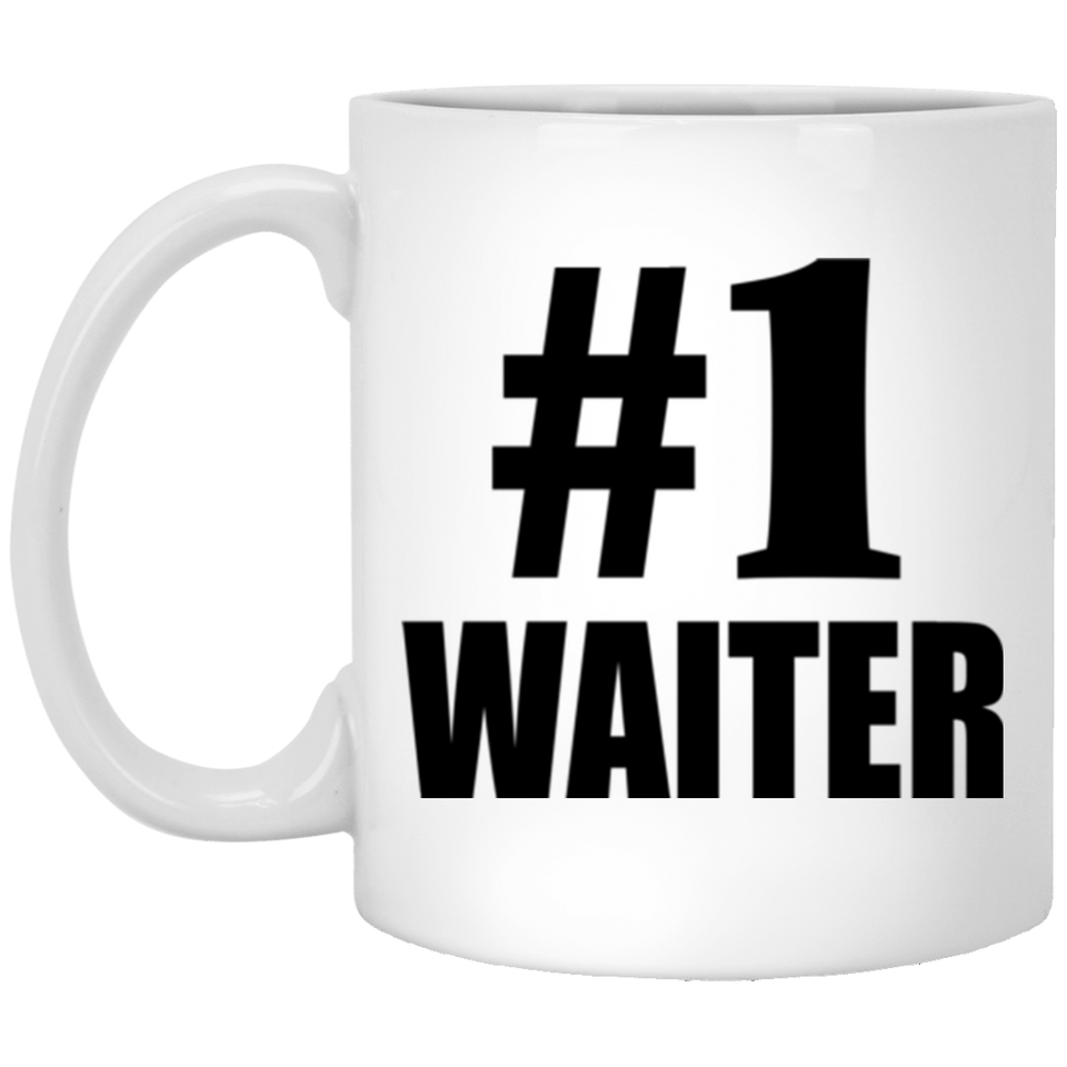 Number One #1 Waiter - 11 Oz Coffee Mug