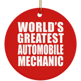 World's Greatest Automobile Mechanic - Circle Ornament