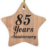 85th Anniversary 85 Years Anniversary - Star Ornament C