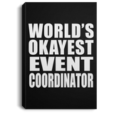 World's Okayest Event Coordinator - Canvas Portrait