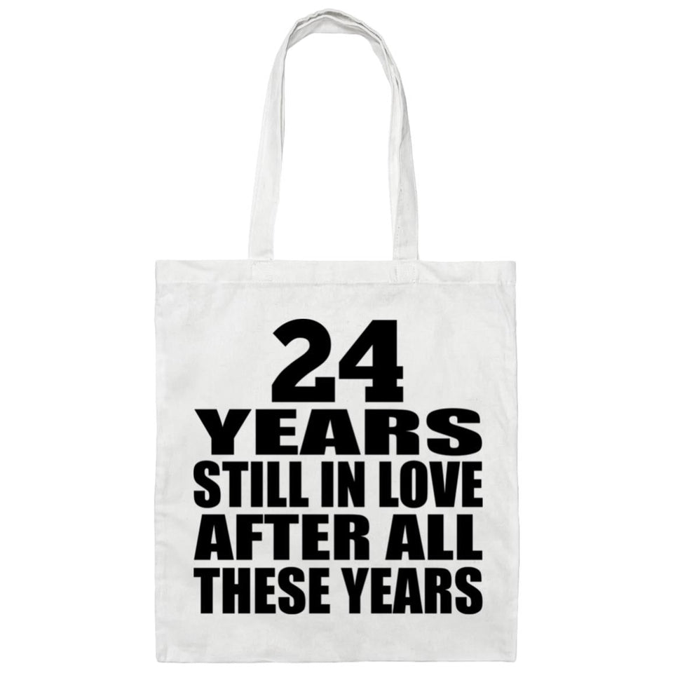 24th Anniversary 24 Years Still In Love After Years - Tote Bag White