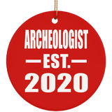 Archeologist Established EST. 2020 - Circle Ornament