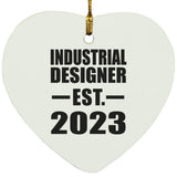 Industrial Designer Established EST. 2023 - Heart Ornament