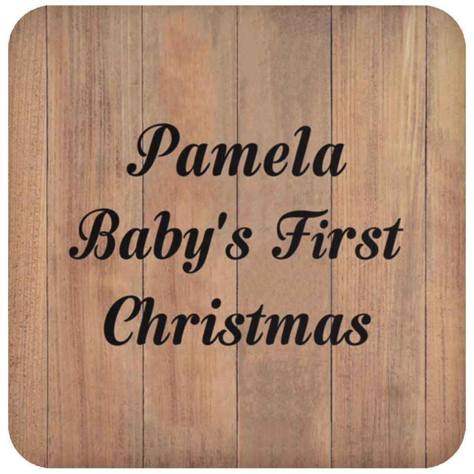 Pamela Baby's First Christmas - Drink Coaster C