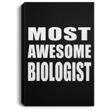 Most Awesome Biologist - Canvas Portrait