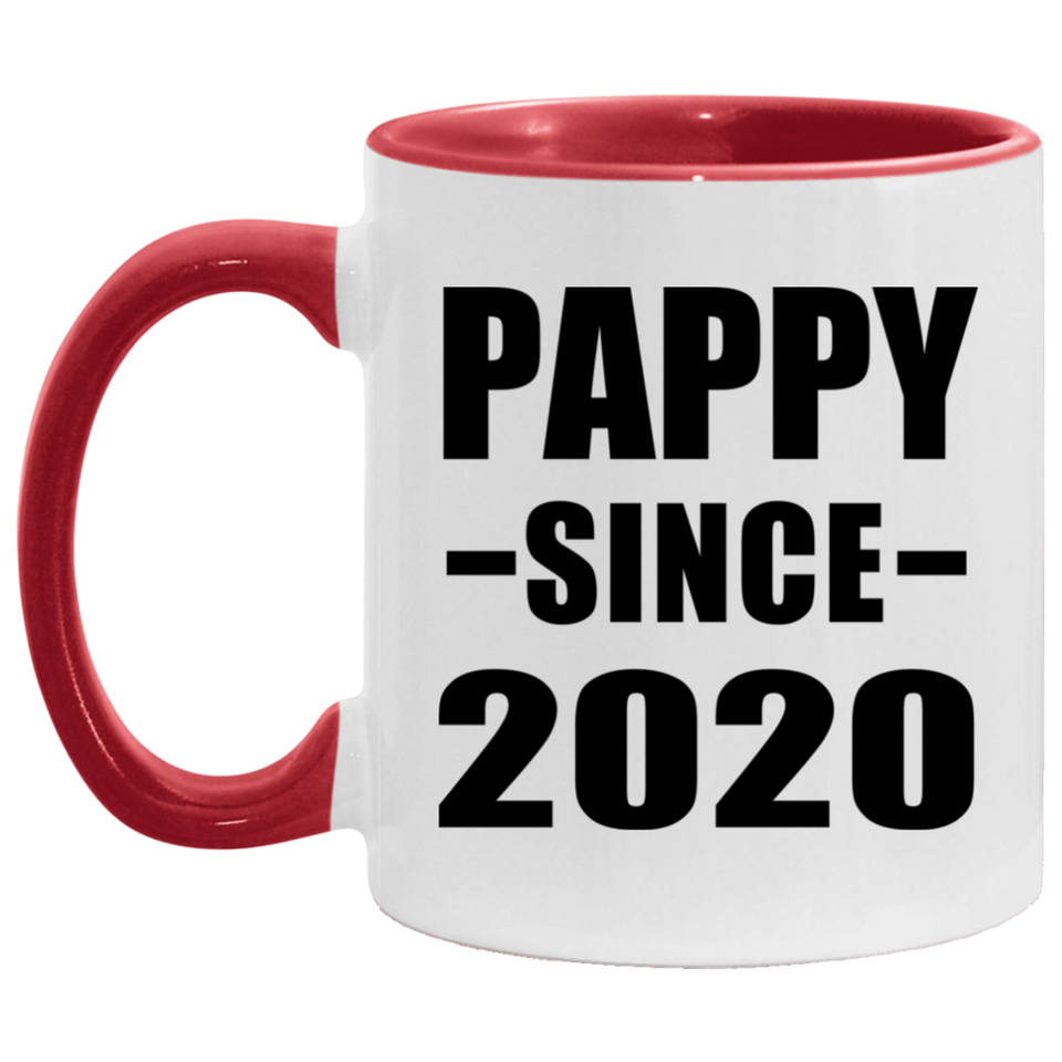Pappy Since 2020 - 11oz Accent Mug Red