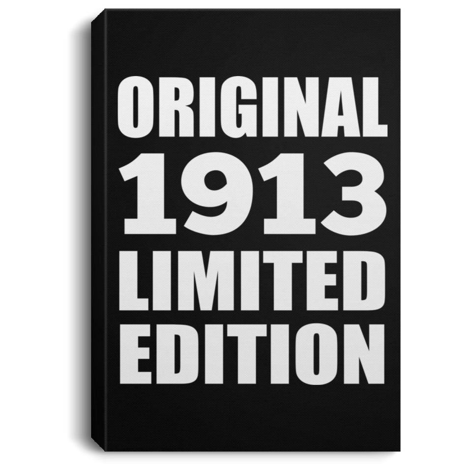 111th Birthday Original 1913 Limited Edition - Canvas Portrait
