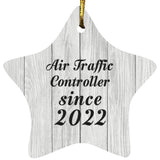 Air Traffic Controller Since 2022 - Star Ornament F