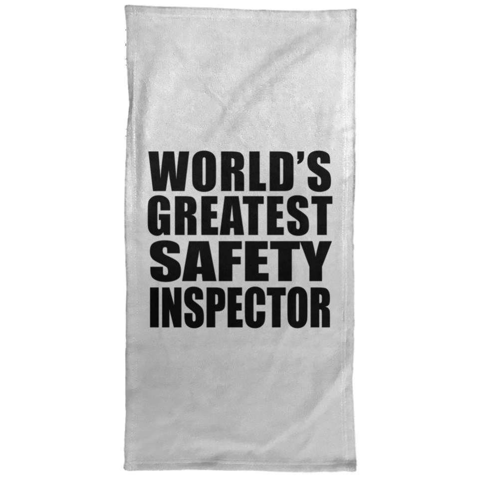 World's Greatest Safety Inspector - Hand Towel